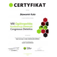 Sławomir Kula - Dietetyk Poznań - VIII Ogólnopolska Konferencja Dietetyki Congressus Dietetica
